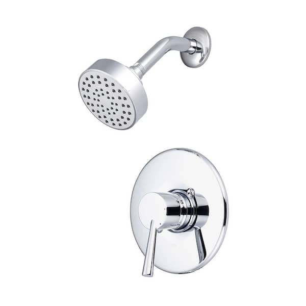 Olympia Faucets I2 1-Handle Wall Mount Shower Faucet Trim Kit in Polished Chrome (Valve not Included)