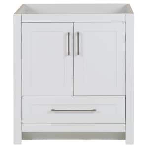 Craye 30 in. W x 22 in. D x 34 in. H Bath Vanity Cabinet without Top in White
