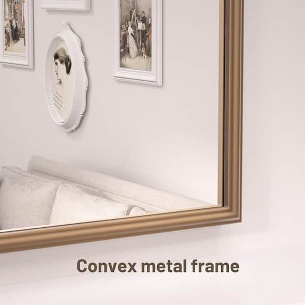 KeonJinn 30 in. H x 20 in. W Medium Frame Arched Gold