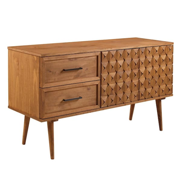 Walker Edison Furniture Company Caramel Solid Wood Boho