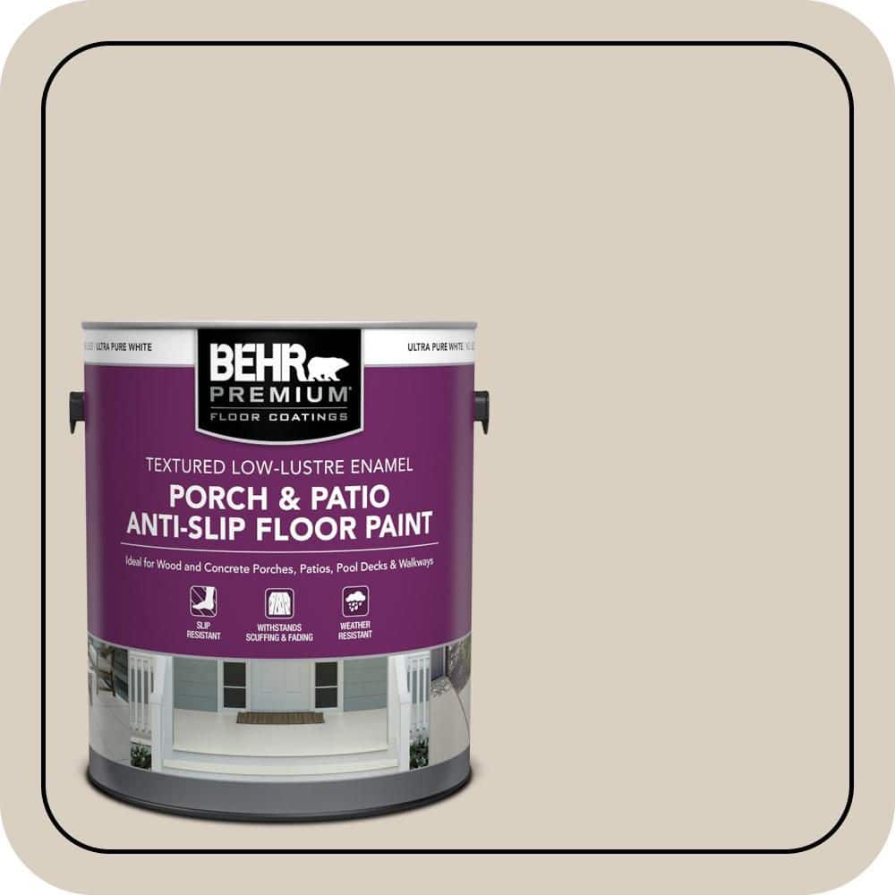 1 gal. #DC-011 Gray Envelope Textured Low-Lustre Enamel Interior/Exterior Porch and Patio Anti-Slip Floor Paint price history on PriceWatchPro