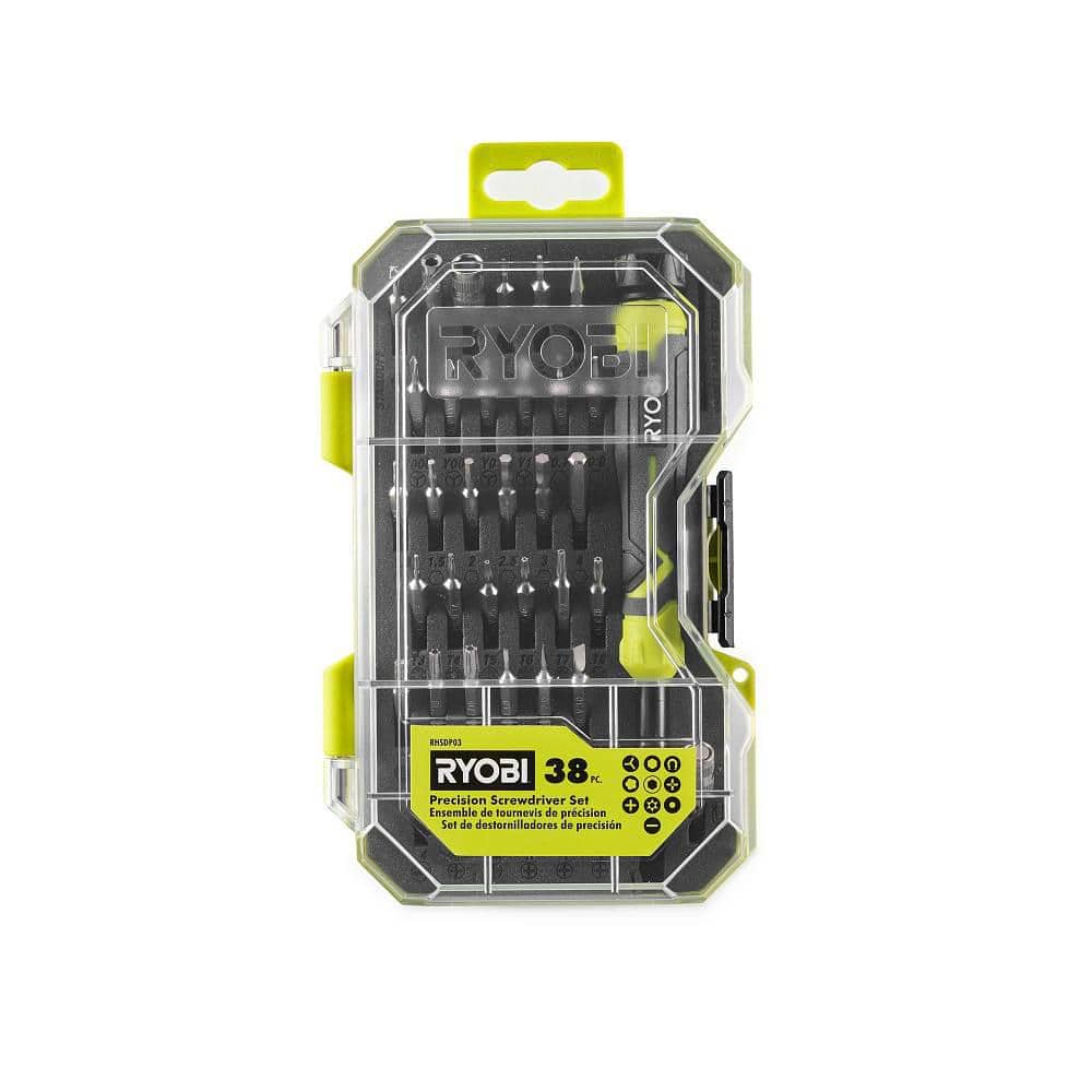 RYOBI 38-Piece Precision Screwdriver Set RHSDP03 - The Home Depot