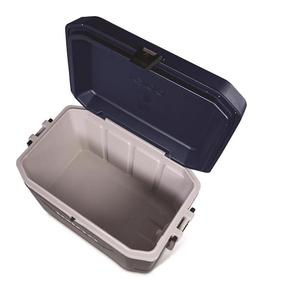 IGLOO MaxCold Blue/Gray 54 qt Ice Chest Cooler 8090275 - The Home