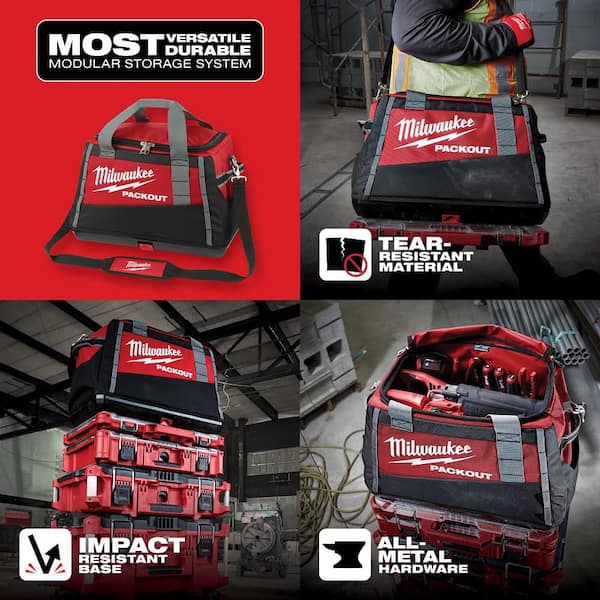 Milwaukee 20 in. PACKOUT Tool Bag/Tote 48-22-8322 - The Home Depot