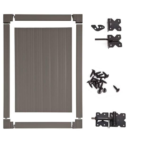 Keter Taupe Vinyl Fence Gate Kit