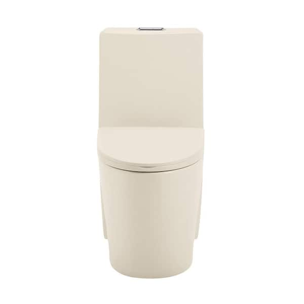 Swiss Madison St. Tropez 1-Piece 1.1/1.6 GPF Dual Flush Elongated Toilet in  Matte Black Seat Included SM-1T254MB - The Home Depot