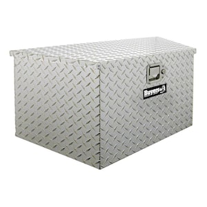 18.5 in. x 15 in. x 49 in. Diamond Plate Tread Aluminum Trailer Tongue Truck Tool Box