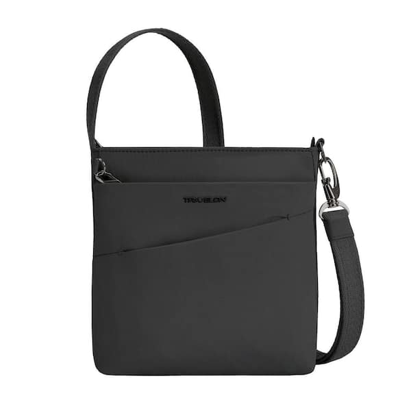 Anti-Theft Black Roam Small Crossbody Tote Bag
