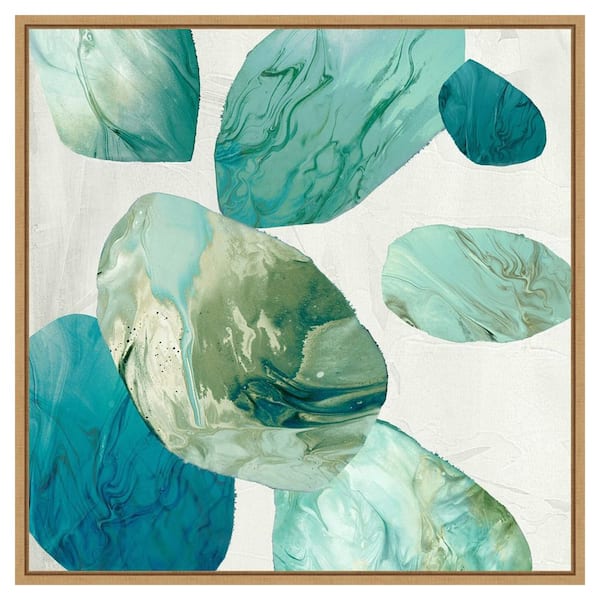 Amanti Art Transcendent Visions by Emma Peal 1-Piece Floater Frame Canvas Giclee Abstract Art Print 30 in. x 30 in.