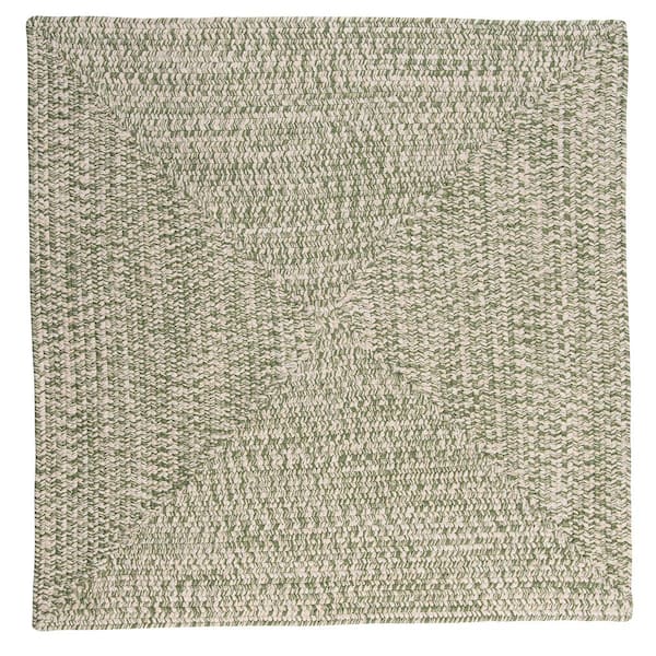 Home Decorators Collection Marilyn Tweed Moss 10 ft. x 10 ft. Square Braided Rug