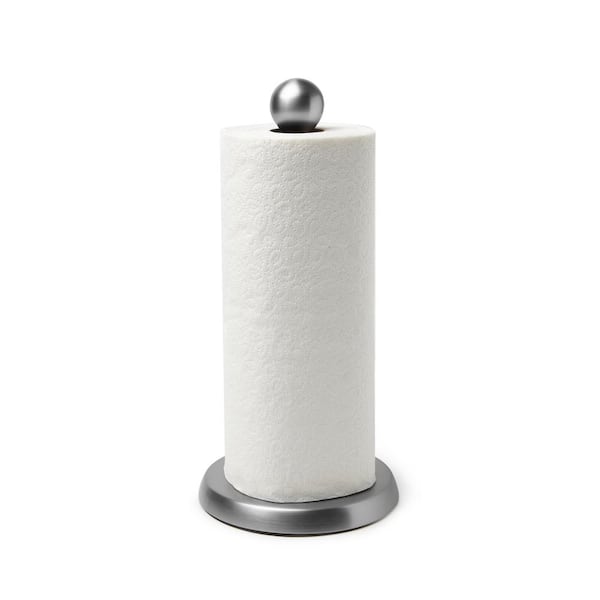 Umbra Teardrop Paper Towel Holder Nickel 1017919-410-REM - The Home Depot