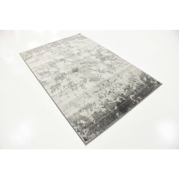 Metro Glaze Light Gray 4' 0 x 6' 0 Area Rug