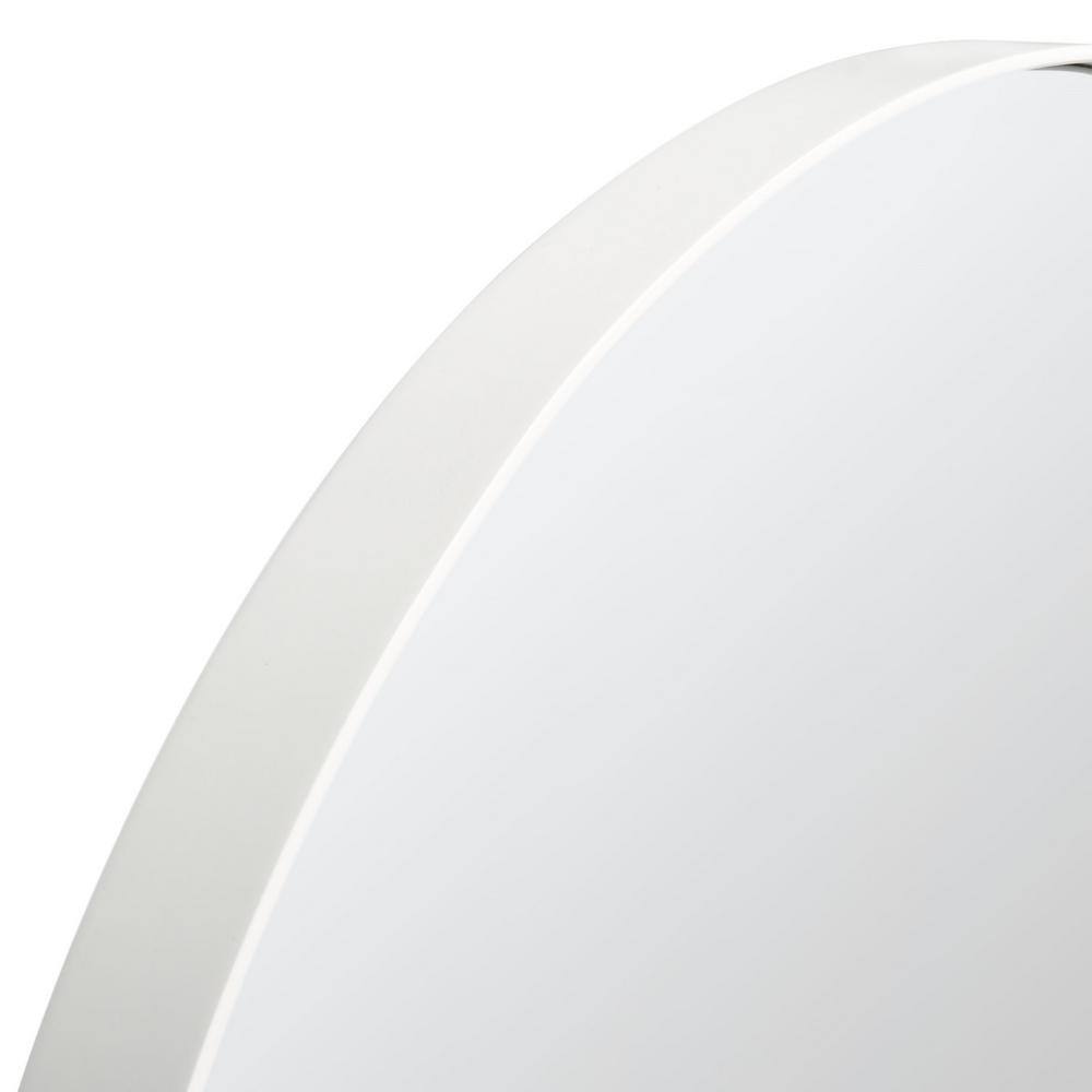 Yuriko 24" White Wood Rectangular Full Length Mirror