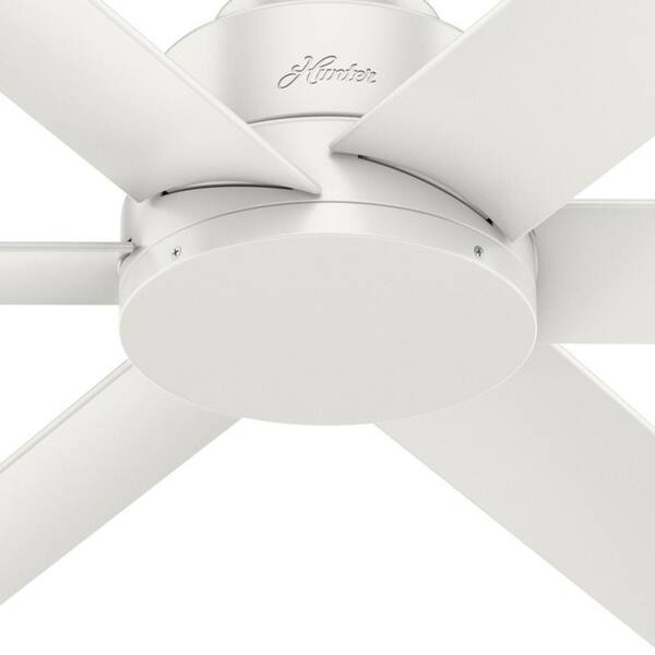 HUNTER 44" Indoor/Outdoor Ceiling Fan Kennicott Fresh White SureSpeed 59614 