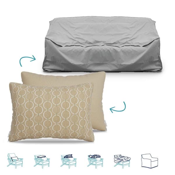 Unbranded Pillow-To-Cover 16 in. x 24 in. Pango Wren/Meridian Wren Pillow Sofa Cover