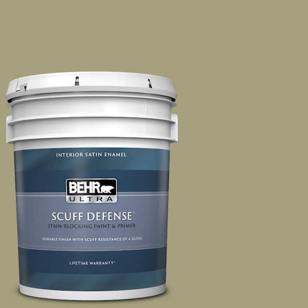 BEHR ULTRA 5 gal. #S350-4 Sustainable Extra Durable Satin Enamel Interior Paint & Primer