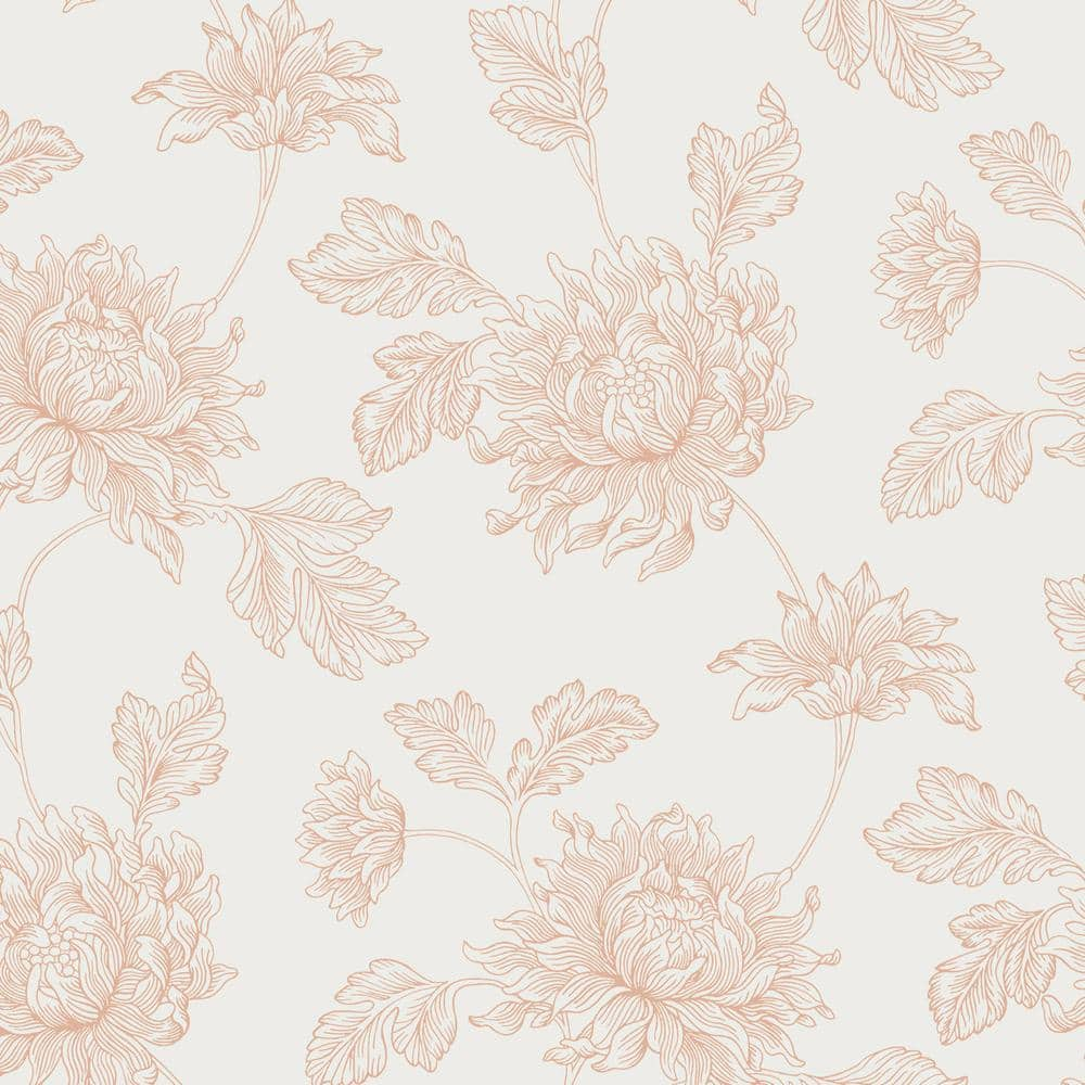 Graham & Brown Laura Ashley Stratton Plaster Pink Wallpaper Sample ...