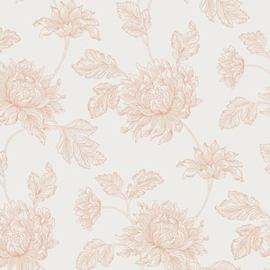 Laura Ashley Stratton Plaster Pink Wallpaper Sample