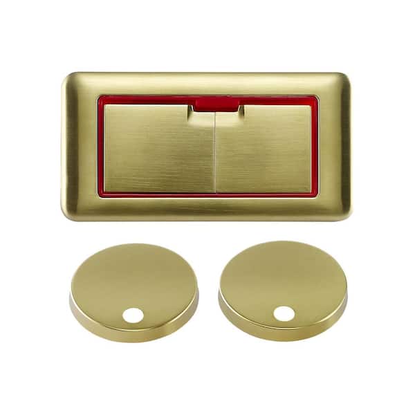 Toilet Hardware, Brushed Gold