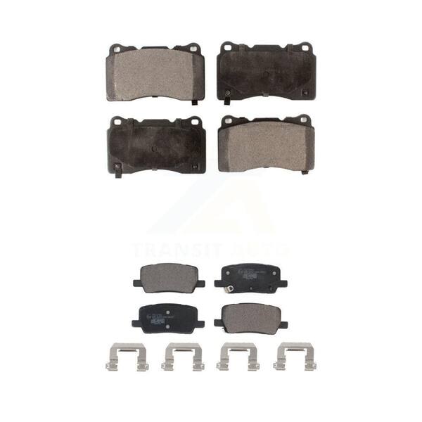 TEC Front Rear Ceramic Brake Pads Kit For 2017-2020 Tesla S X With Single Piston Caliper KTC-100729