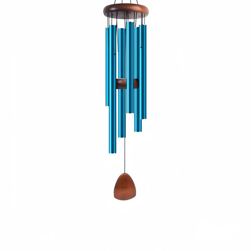 37 in. Aluminium Classic Wind Chimes in Blue with Wind Catcher for Garden and Patio Decor Ideal as Gift for Unisex price history on PriceWatchPro