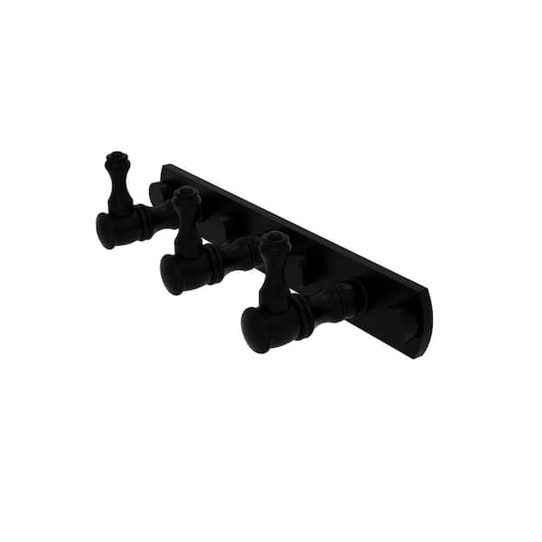 Allied Brass Carolina Collection J-Hook Robe/Towel Hook in Matte Black