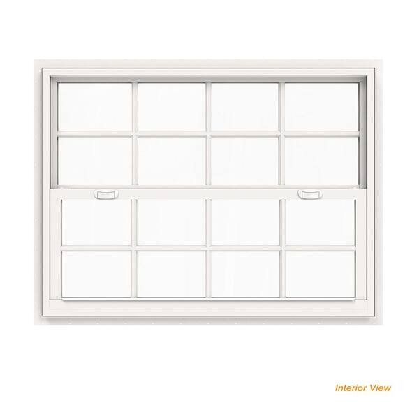 JELD-WEN 42 in. x 36 in. V-4500 Series White Single-Hung Vinyl