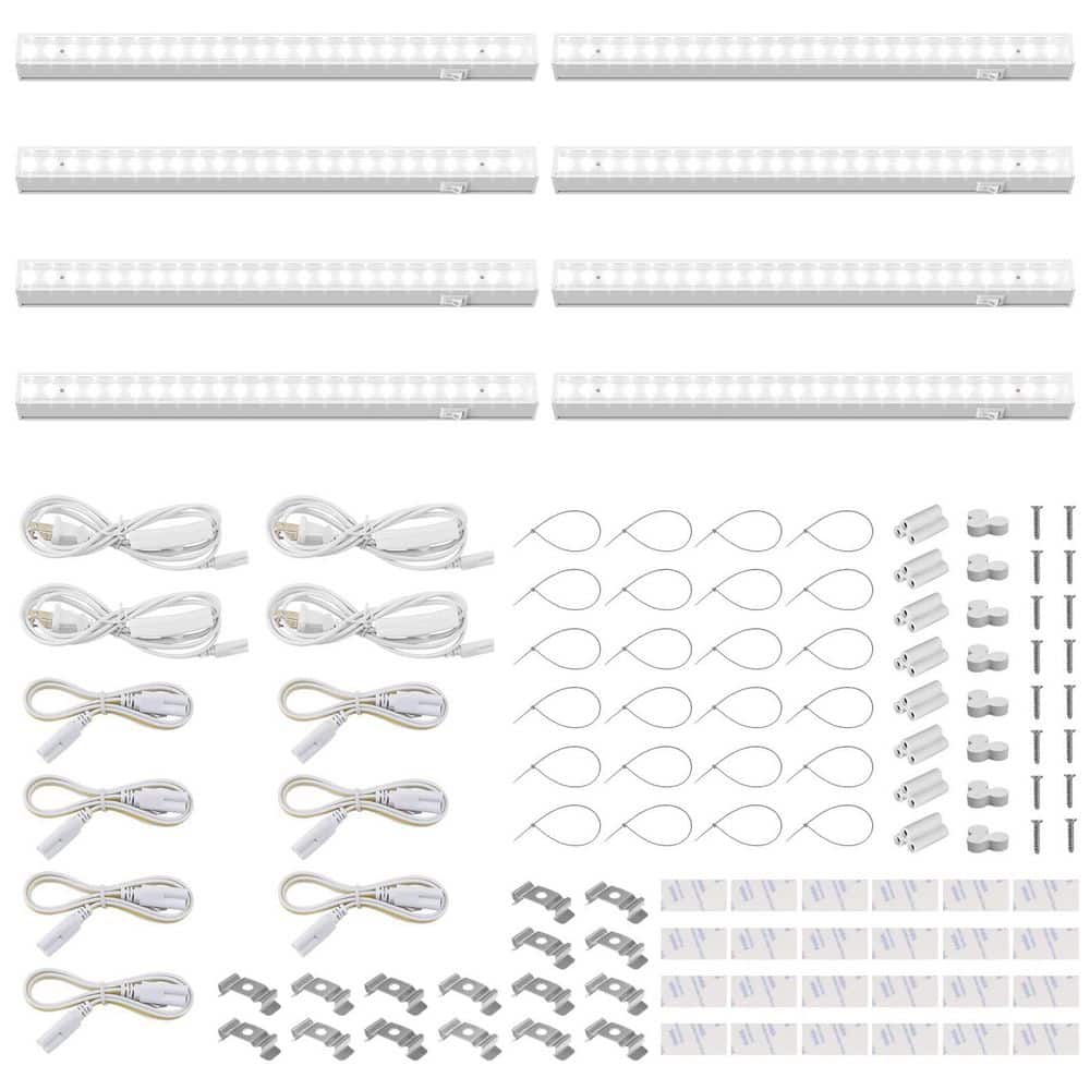 8-Pack 1 ft. T5 Grow Lights for Indoor Plants, 5000K White Full Spectrum Grow Light, Individual Switch, Plug and Play price history on PriceWatchPro