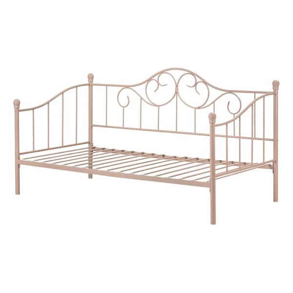 South Shore Summer Breeze Pink 40.5 in. Bed