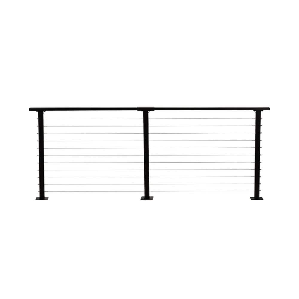 10 ft. Deck Cable Railing, 36 in. Base Mount, Black price history on PriceWatchPro