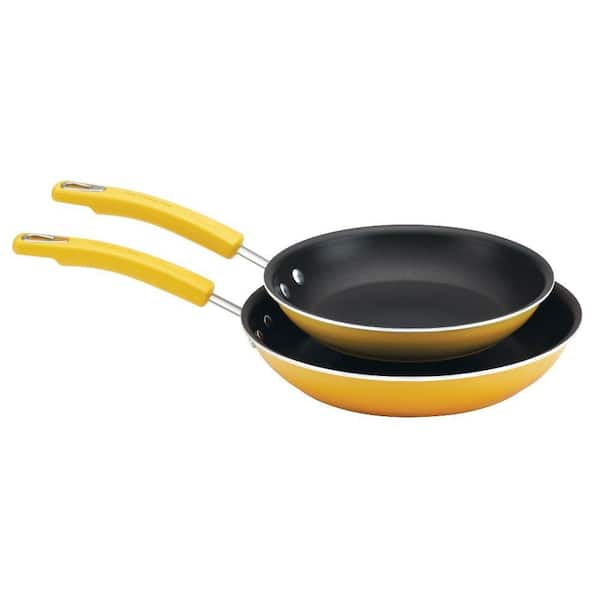 Rachael Ray Porcelain II Skillet Twin Pack in Yellow-DISCONTINUED