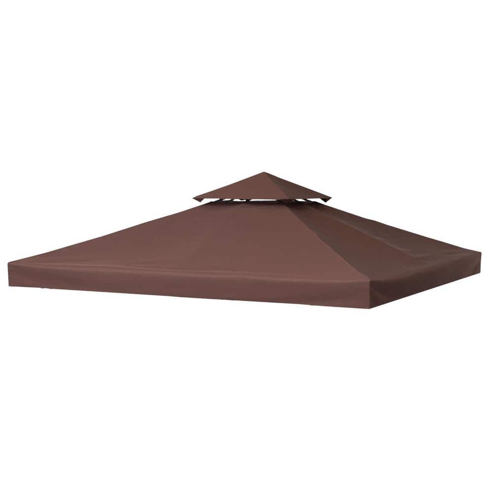 Outsunny Outdoor 9.84 ft. x 9.84 ft. Polyester Gazebo Outsunny Outdoor 9.84 ft. x 9.84 ft. Polyester Gazebo