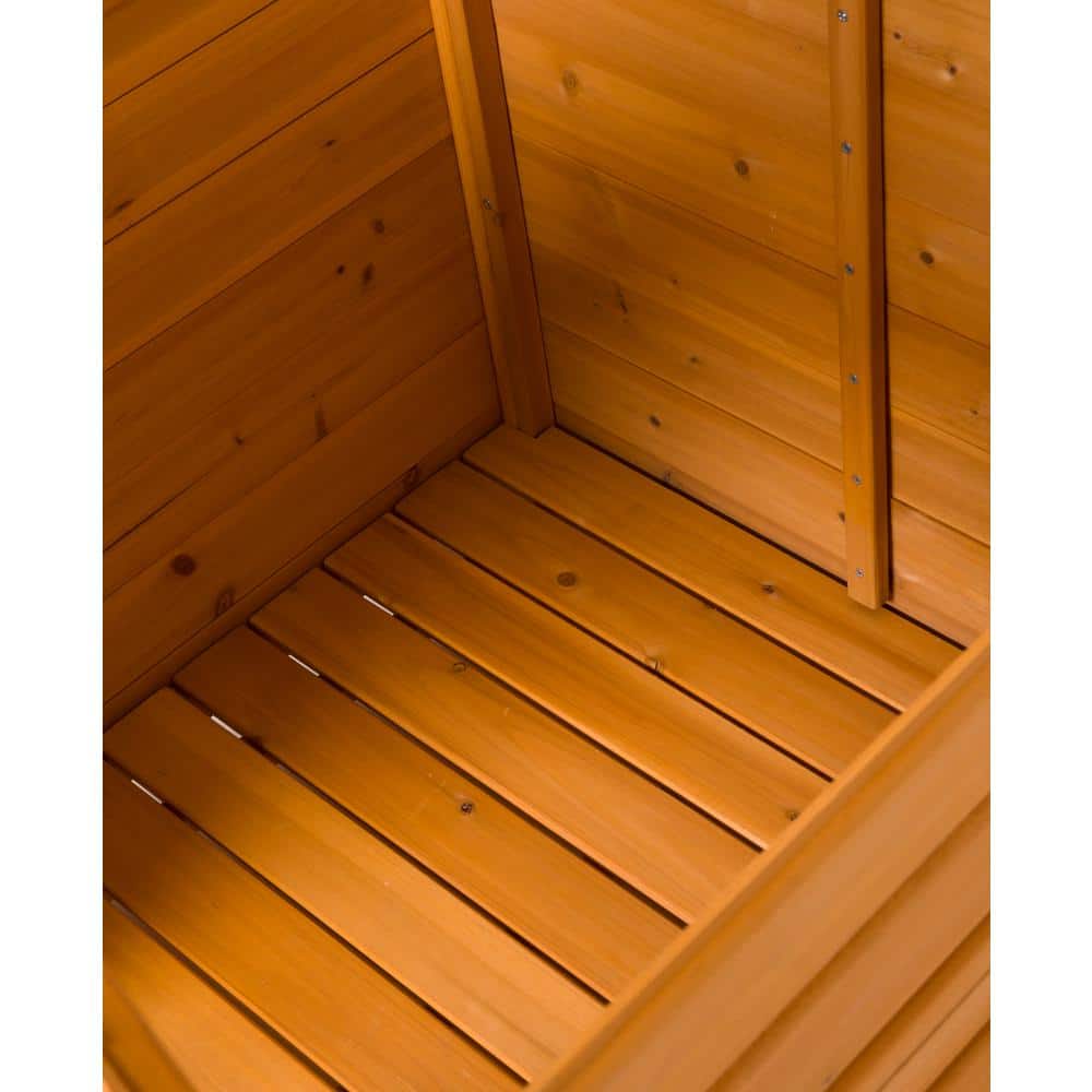 Medium Cedar Insulated Dog House with Porch