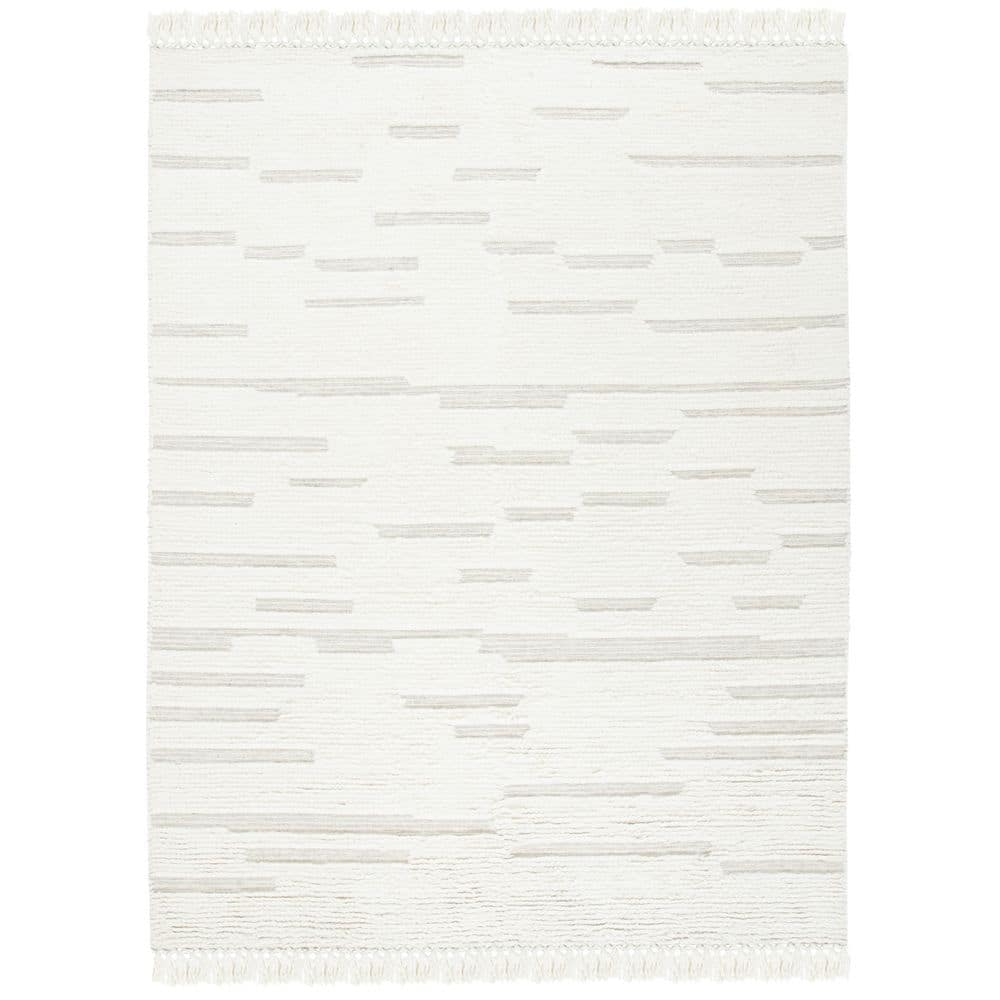 SAFAVIEH Casablanca Ivory 10 ft. x 14 ft. Striped Area Rug CSB454A10