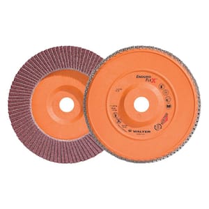 Enduro-Flex 7 in. x 7/8 in. Arbor GR40 the Longest Life Flap Disc (10-Pack)
