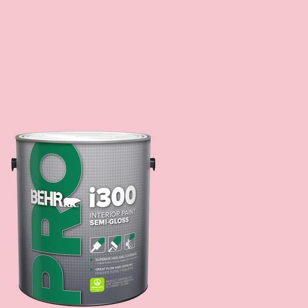 1 gal. #120B-4 Old Fashioned Pink Semi-Gloss Interior Paint
