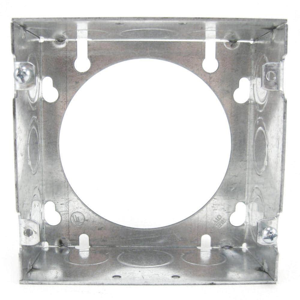 Steel City 4-11/16 in. Pre-Galvanized Steel Square Box