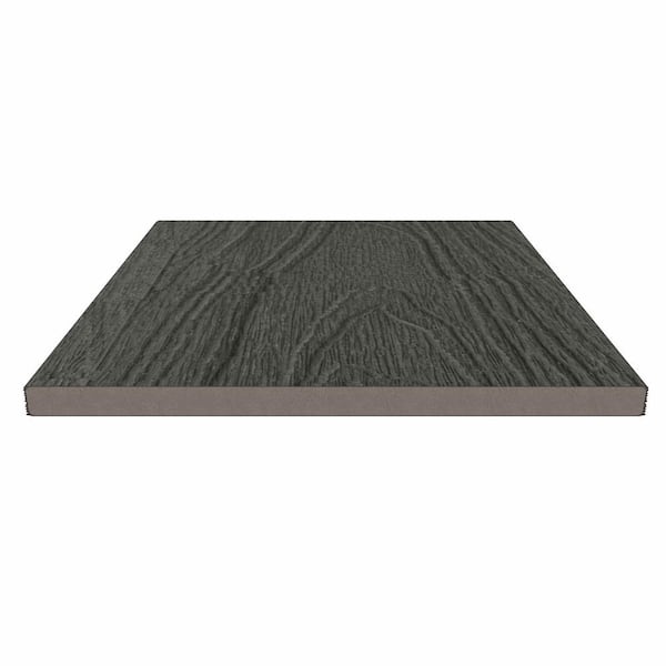 NewTechWood Fascia Board 1-in x 11-in x 6-ft Composite Westminster Gray Fascia Deck Board (Actual Size: 0.6-in x 11-in)