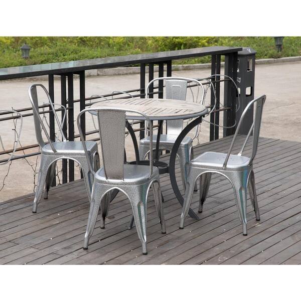 silver dining chairs set of 4