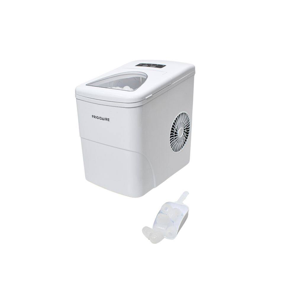 Frigidaire Black Stainless Steel Portable Countertop Ice Maker