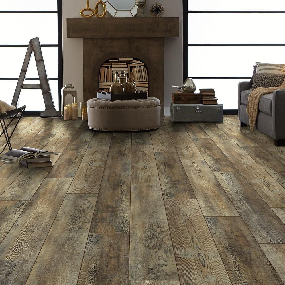 Thicket 7 in. x 48 in. Rustic Oak Luxury Vinyl Plank Flooring