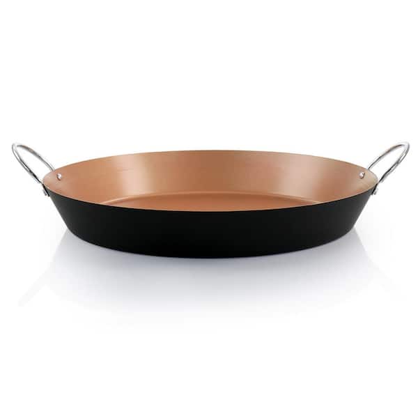 Mabel Home Carbon Steel Paella Pan (15 inch) 38 cm