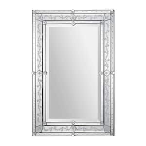 Medium Rectangle Glass Shatter Resistant Contemporary Mirror (36 in. H x 24 in. W)