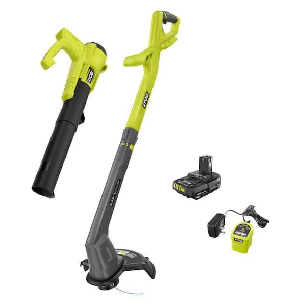 美品RYOBI リョービ リール 船 103 SUPER CARBOTEC RYOBI ONE+ 18V Cordless String Trimmer/Edger and Blower