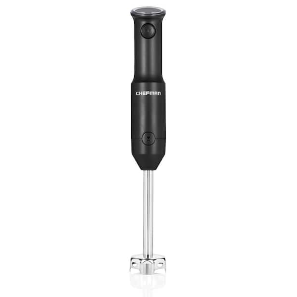 Chefman Cordless Variable Speed 5-in-1 Immersion Blender Set Ice Crushing,  Masher, Whisk, Chopper, Stainless Steel, Rechargeable RJ19-RS1-BP - The  Home Depot