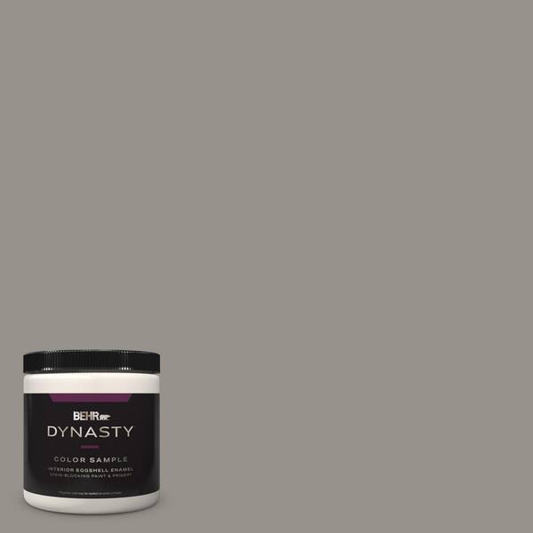 BEHR DYNASTY 8 oz. #PPU18-16 Elephant Skin One-Coat Hide Eggshell Enamel Stain-Blocking Interior Paint & Primer Sample