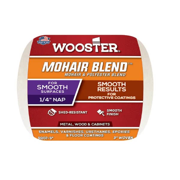 Wooster 3 in. x 1/4 in. Mohair Roller Cover