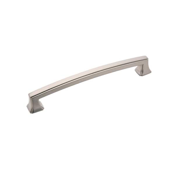 HICKORY HARDWARE Bridges 6-5/16 in. (160 mm) Center-to-Center Satin Nickel Finish Cabinet Pull (10-Pack)