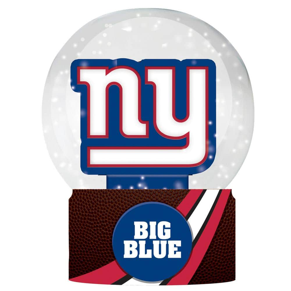 Evergreen Enterprises New York Giants 5 in. Multicolor Glass Tabletop Snow Globe