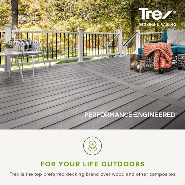 Enhance Naturals 1 in. x 6 in. x 20 ft. Rocky Harbor Square Edge Composite Deck Board